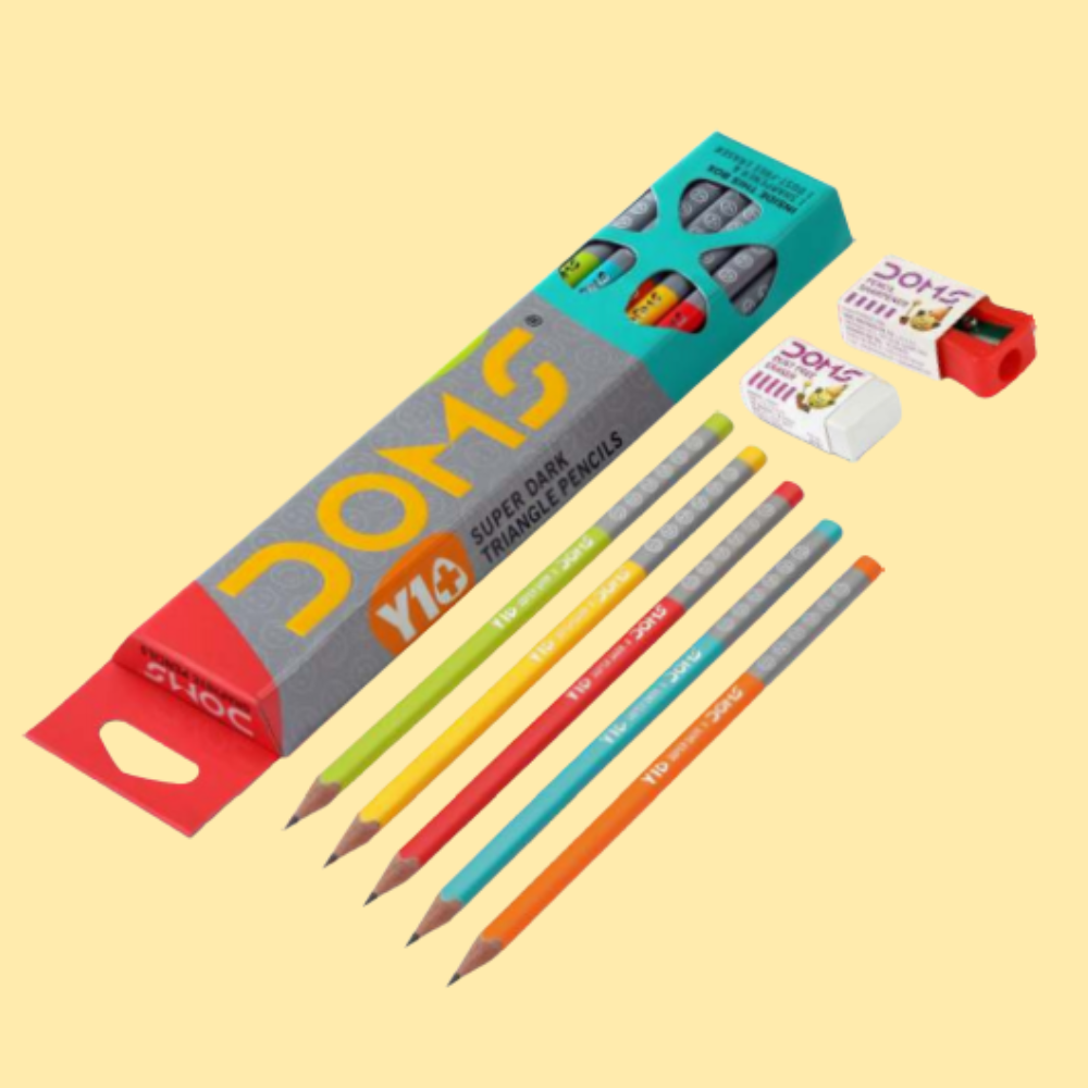 DOMS Graphite Pencils ( Super Dark Triangle )