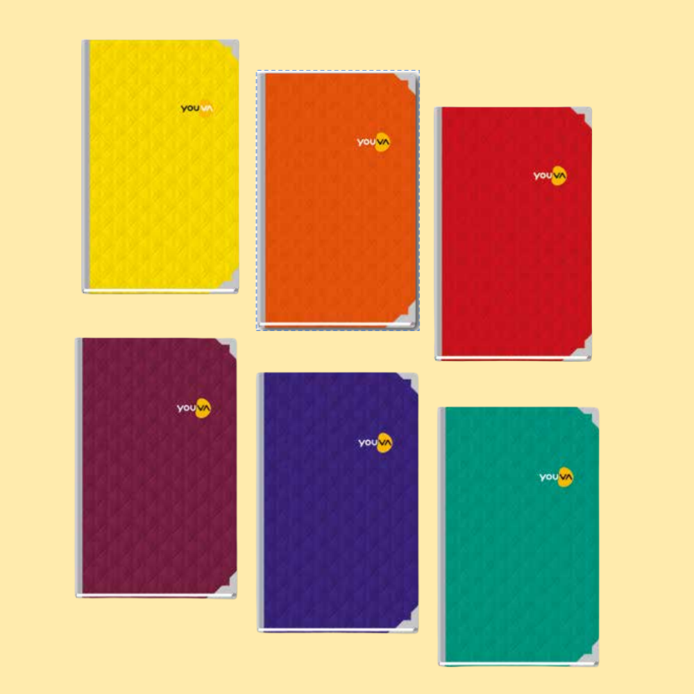 YOUVA Case Bound Long Book
